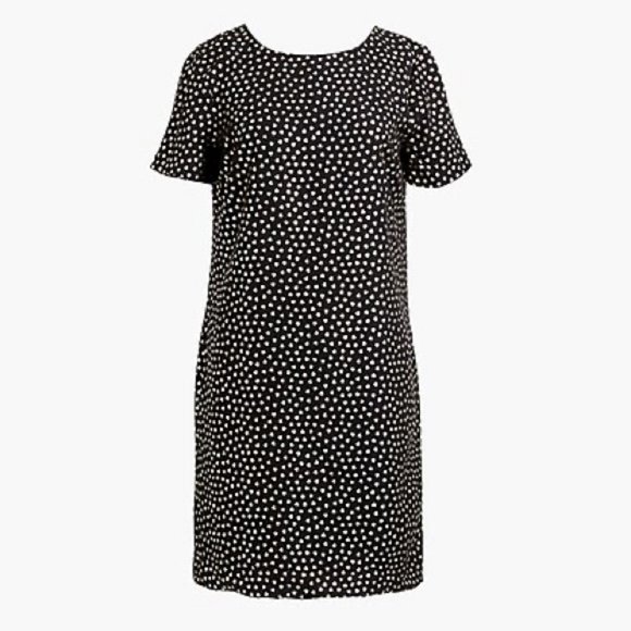 J.Crew 💛 Gold Heart Little Black Dress XS - Picture 4 of 10